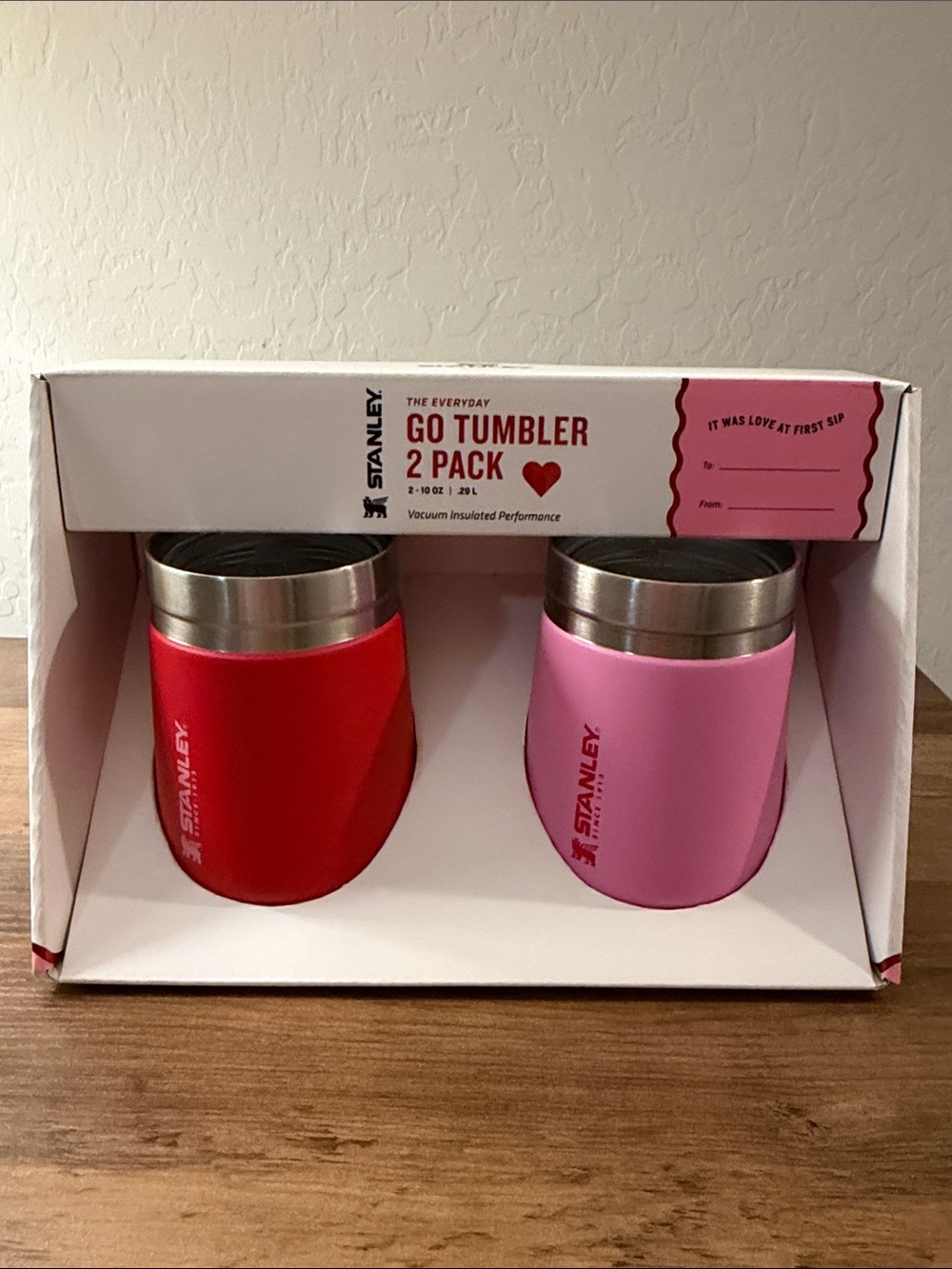 Stanley Red and Pink Insulated Tumbler Set - 2 Pack